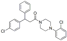 CAS#: 25174-66-7, 1-[4-(2-Chlorophenyl)-1-Piperazinyl]-3-(4-Chlorophenyl)-3-Phenyl-1-Propanone