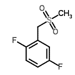 CAS#: 25195-56-6, 1,4-Difluoro-2-[(Methylsulfonyl)Methyl]Benzene