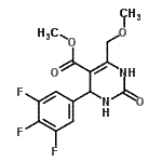 CAS#: 252002-09-8, Methyl 6-(Methoxymethyl)-2-Oxo-4-(3,4,5-Trifluorophenyl)-1,2,3,4-Tetrahydro-5-Pyrimidinecarboxylate
