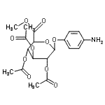 CAS#: 25218-22-8, Methyl 3,4,5-Triacetoxy-6-(4-Aminophenoxy)Tetrahydropyran-2-Carboxylate