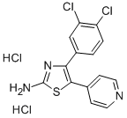 CAS 登录号:252198-68-8, 4-(3,4-二氯苯基)-5-(4-吡啶基)-2-噻唑胺