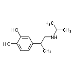 CAS#: 252212-81-0, 4-[1-(Isopropylamino)-2-Propanyl]-1,2-Benzenediol