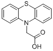 CAS 登录号：25244-68-2， 10H-吩噻嗪-10-乙酸