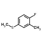 CAS#: 252555-29-6, 1-Fluoro-2-Methyl-4-(Methylsulfanyl)Benzene