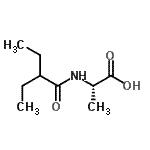 CAS#: 252678-54-9, N-(2-Ethylbutanoyl)-L-Alanine