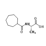 CAS 登录号：252678-57-2， N-(环庚基羰基)-L-丙氨酸