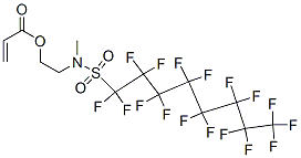 CAS#: 25268-77-3, 2-[[(Heptadecafluorooctyl)Sulphonyl]Methylamino]Ethyl Acrylate