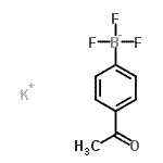CAS 登录号：252726-24-2， 钾(4-乙酰基苯基)(三氟)硼酸酯(1-)