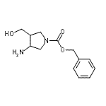 CAS 登录号：252770-09-5， 苄基3-氨基-4-(羟基甲基)吡咯烷-1-羧酸酯