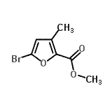 CAS 登录号：2528-01-0， 甲基5-溴-3-甲基-2-糠酸酯