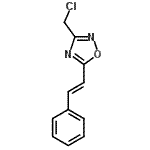 CAS#: 252867-19-9, 3-(Chloromethyl)-5-[(E)-2-Phenylvinyl]-1,2,4-Oxadiazole