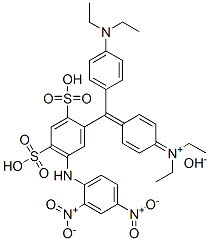CAS#: 25305-96-8, Diethyl[4-[[4-(Diethylamino)Phenyl][5-[(2,4-Dinitrophenyl)Amino]-2,4-Disulphophenyl]Methylene]-2,5-Cyclohexadien-1-Ylidene]Ammonium Hydroxide