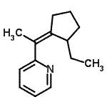 CAS#: 253185-21-6, 2-[(1Z)-1-(2-Ethylcyclopentylidene)Ethyl]Pyridine