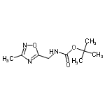 CAS#: 253196-35-9, 2-Methyl-2-Propanyl [(3-Methyl-1,2,4-Oxadiazol-5-Yl)Methyl]Carbamate