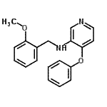 CAS 登录号：253307-66-3， N-(2-甲氧基苄基)-4-苯氧基-3-吡啶胺