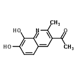 CAS#: 253432-03-0, 1-(7,8-Dihydroxy-2-Methyl-3-Quinolinyl)Ethanone