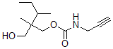 CAS 登录号：25384-49-0， 2-(羟基甲基)-2,3-二甲基戊基 2-丙炔基氨基甲酸酯