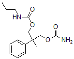 CAS#: 25385-13-1, N-Propylcarbamic Acid beta-(Carbamoyloxymethyl)-beta-Methylphenethyl Ester