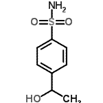 CAS#: 25426-54-4, 4-(1-Hydroxyethyl)Benzenesulfonamide