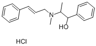 CAS#: 25441-16-1, alpha-[1-[Methyl(3-Phenyl-2-Propen-1-Yl)Amino]Ethyl]-Benzenemethanol Hydrochloride (1:1)