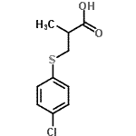 CAS 登录号：254748-99-7， 3-[(4-氯苯基)硫基]-2-甲基丙酸