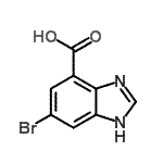 CAS#: 255064-08-5, 6-Bromo-1H-Benzimidazole-4-Carboxylic Acid
