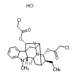 CAS#: 2552-89-8, Bis(monochloroacetyl)ajmaline hydrochloride (1:1)
