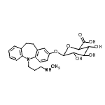 CAS#: 25521-31-7, 5-[3-(Methylamino)propyl]-10,11-dihydro-5H-dibenzo[b,f]azepin-2-yl hexopyranosiduronic acid