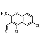 CAS#: 255377-95-8, 4,6-Dichloro-2-Methyl-2H-Thiochromene-3-Carbaldehyde