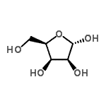 CAS#: 25545-04-4, alpha-D-Lyxofuranose