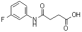 CAS 登录号：25589-40-6， 4-[(3-氟苯基)氨基]-4-氧代丁酸