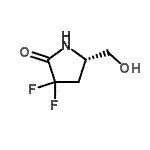 CAS 登录号：255903-84-5， (5S)-3,3-二氟-5-(羟基甲基)-2-吡咯烷酮