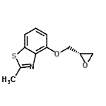CAS#: 256373-26-9, 2-Methyl-4-[(2S)-2-Oxiranylmethoxy]-1,3-Benzothiazole