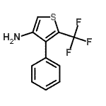 CAS#: 256427-77-7, 4-Phenyl-5-(Trifluoromethyl)-3-Thiophenamine