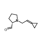 CAS#: 256451-58-8, (2S)-1-(2-Cyclopropylideneethyl)-2-Pyrrolidinecarbaldehyde