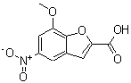 CAS#: 25672-29-1, 7-Methoxy-5-Nitro-1-Benzofuran-2-Carboxylic Acid