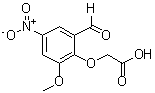 CAS#: 25672-31-5, (2-Formyl-6-Methoxy-4-Nitrophenoxy)Acetic Acid