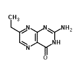 CAS 登录号：25716-33-0， 2-氨基-7-乙基-4(1H)-蝶啶酮