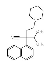 CAS#: 2572-77-2, 3-Methyl-2-Naphthalen-1-Yl-2-(2-Piperidin-1-Ylethyl)Butanenitrile