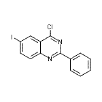 CAS#: 257624-25-2, 4-Chloro-6-Iodo-2-Phenylquinazoline