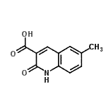 CAS#: 257862-32-1, 6-Methyl-2-Oxo-1,2-Dihydro-3-Quinolinecarboxylic Acid