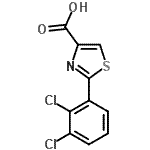 CAS#: 257876-07-6, 2-(2,3-Dichlorophenyl)-1,3-Thiazole-4-Carboxylic Acid