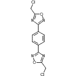 CAS#: 257880-89-0, 3,3'-(1,4-Phenylene)Bis[5-(Chloromethyl)-1,2,4-Oxadiazole]