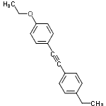 CAS 登录号：258283-96-4， 1-[2-(4-乙氧基苯基)乙炔基]-4-乙基-苯