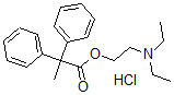 CAS 登录号:2589-00-6, 2-二乙基氨基乙基 2,2-二苯基丙酸酯盐酸盐