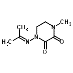 CAS#: 259105-93-6, 1-(Isopropylideneamino)-4-Methyl-2,3-Piperazinedione
