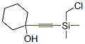 CAS 登录号：25911-25-5， 1-[[(氯甲基)二甲基硅烷基]乙炔基]-1-环己醇