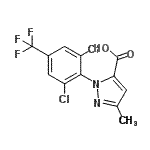 CAS#: 259243-72-6, 1-[2,6-Dichloro-4-(Trifluoromethyl)Phenyl]-3-Methyl-1H-Pyrazole-5-Carboxylic Acid