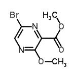 CAS#: 259794-06-4, Methyl 6-Bromo-3-Methoxy-2-Pyrazinecarboxylate
