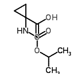 CAS#: 259823-85-3, 1-[(Isopropoxycarbonyl)Amino]Cyclopropanecarboxylic Acid